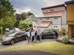 Electric vehicle owners with vehicles