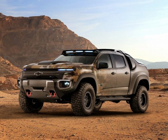 GM and U.S. Army reveal hydrogen-powered pickup