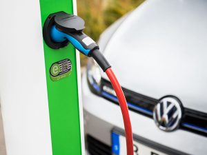 VW e-Golf on charge