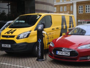 AA van by Polar charge point