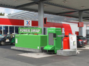 Powerswap AB battery-swap system could be installed alongside fuels at forecourts