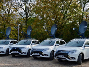 ITV has deployed four specially converted Mitsubishi Outlander PHEVs
