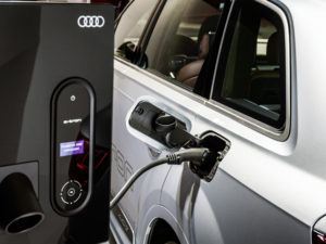 Audi is running a pilot project in Ingolstadt & Zurich combining photovoltaics with battery storage