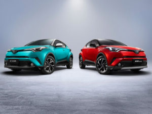 The Toyota C-HR-based electric vehicle will be sold as C-HR by GAC Toyota Motor and as IZOA by FAW Toyota Motor Sales