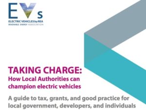 The REA guide provides details of tax relief and the grants available for local authorities to deploy EV charge points