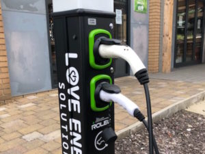 Love Energy Solutions provides EV charging consultancy services and also installs Rolec AutoCharge EV charging stations