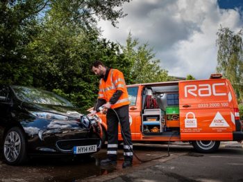 RAC van and electric car