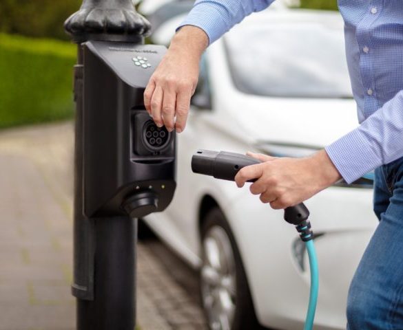 UK-first lamp post chargers go live