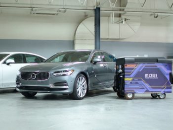 FreeWire Technologies has a rapid charger that doesn't require a high-voltage grid connection.