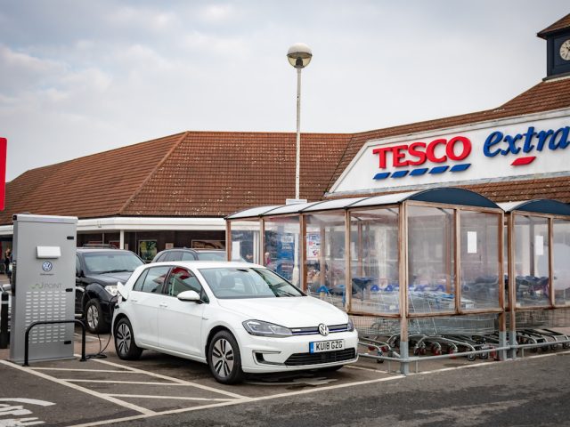 Tesco store vw charging