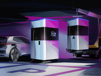 Volkswagen offers First Glimpse of Mobile Charging Station