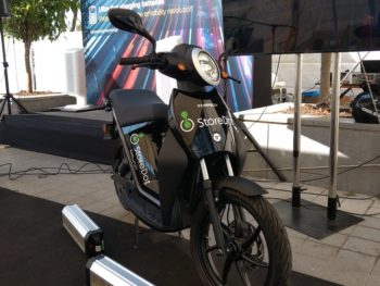 The Torrot Muvi scooter demonstrator featuring StoreDot's battery