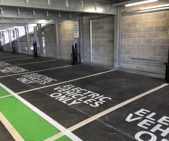 Bristol Airport electrifies with new 10-bay electric vehicle charging zone