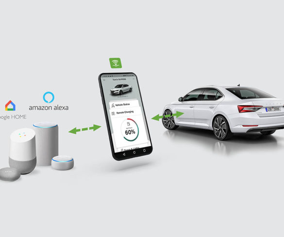 Škoda introduces remote electric vehicle charging