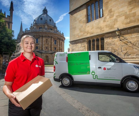 DPD puts giant sticky notes on vans in major eco awareness drive