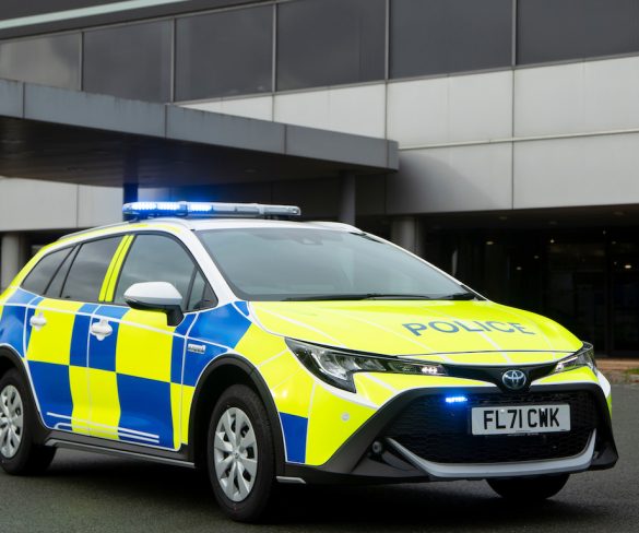Hybrid Toyota Corolla Trek estate reworked as police patrol car
