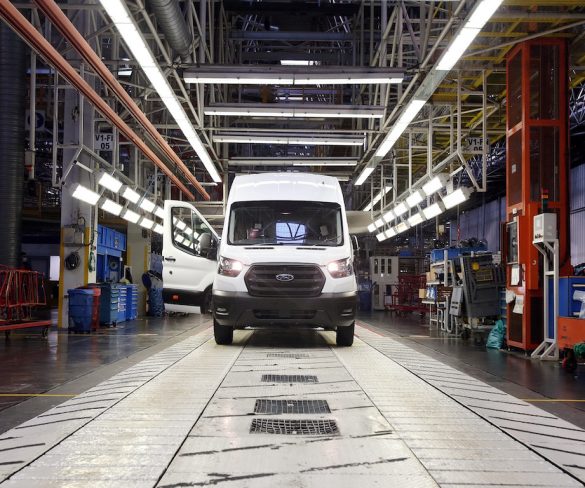 First Ford E-Transit vans roll off production line