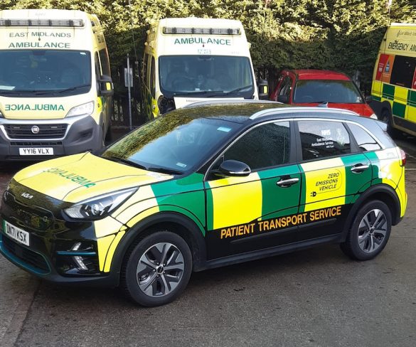 Ambulance service goes green for patient transport with Kia e-Niro