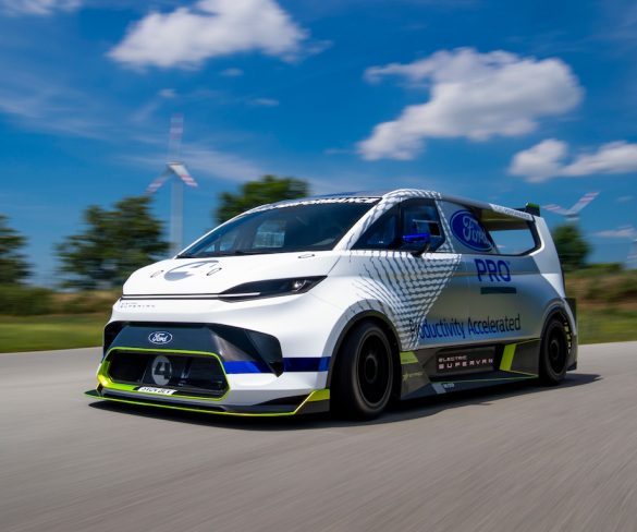 2,000hp Ford Pro Electric SuperVan makes global debut at Goodwood  