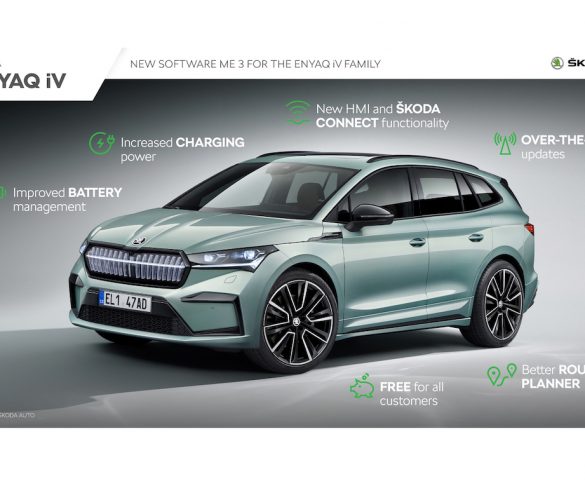 Škoda ups Enyaq iV electric range and battery efficiency in free software update