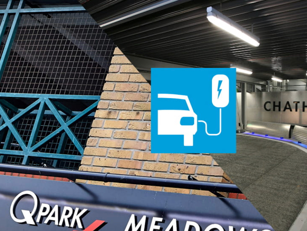 Q-Park rolls out EV charging in Glasgow, Chelmsford and Reading