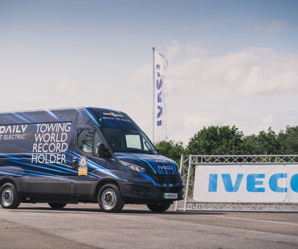 Iveco eDaily makes EV history with Guinness World Record for towing
