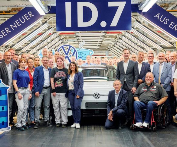 Volkswagen ID.7 electric saloon enters production