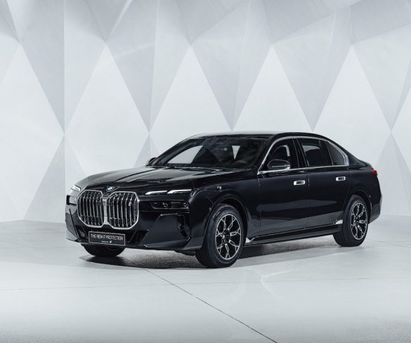 BMW reveals first-ever armoured electric saloon