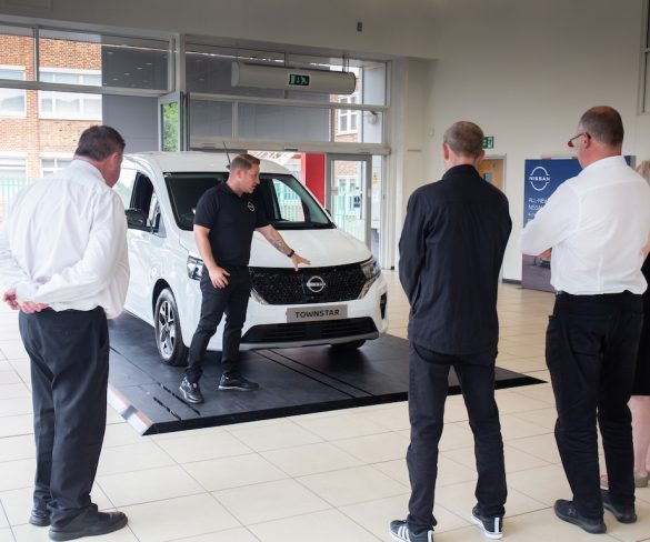 All-electric Townstar tours Nissan Van Centre network