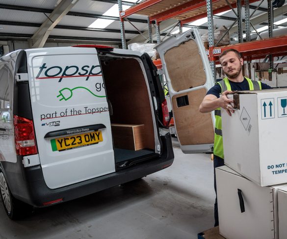 Topspeed Couriers continues EV rollout with latest eVito delivery