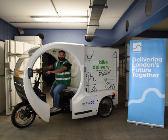 Micro logistics hub trial launches with EVs and e-cargo bikes