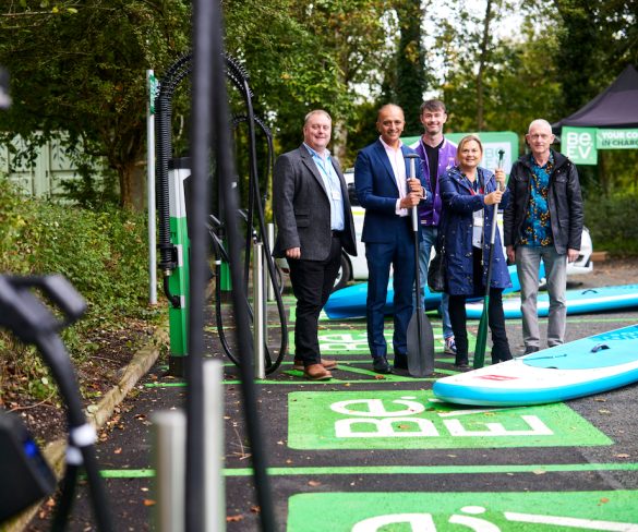 Ultra-rapid charging hub opens at Trafford’s Sale Water Park