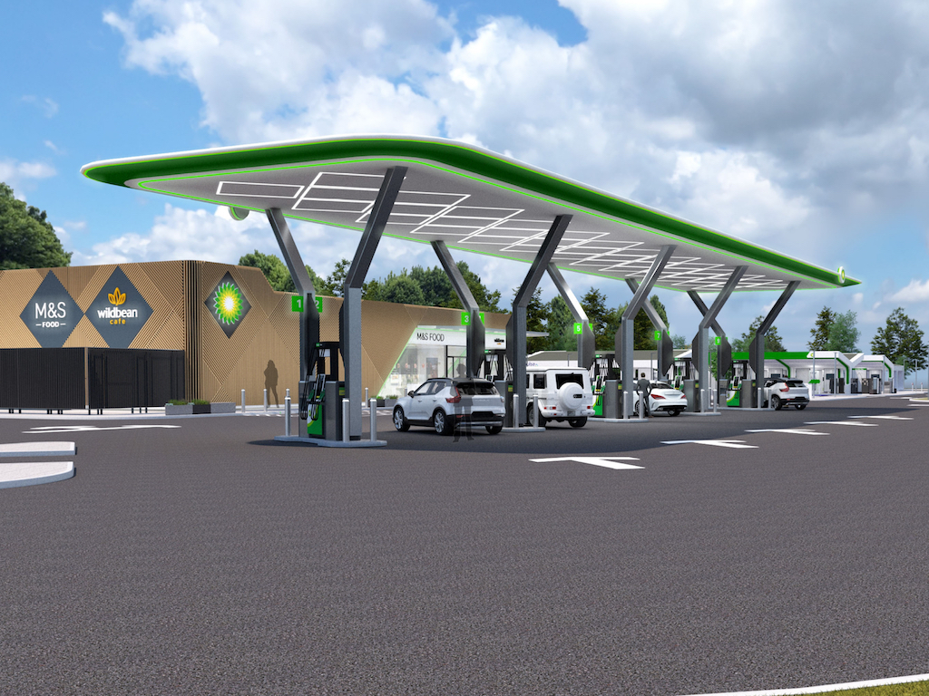 BP to transform South Mimms petrol station into major EV charging hub