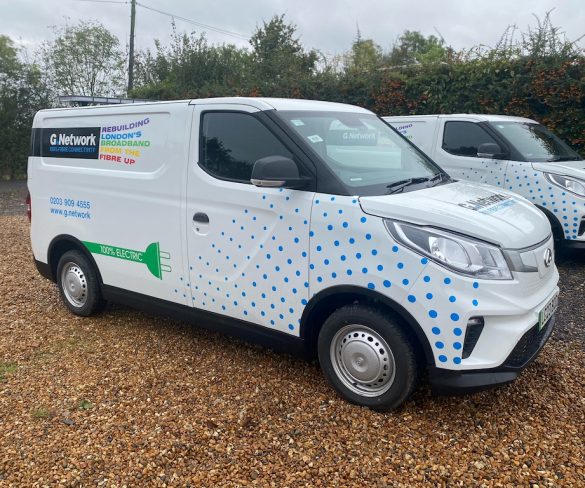 G.Network bolsters EV fleet with Maxus electric vans