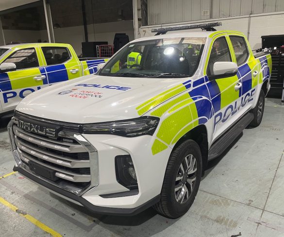 Peel Ports drives sustainability goals with new police electric pickups