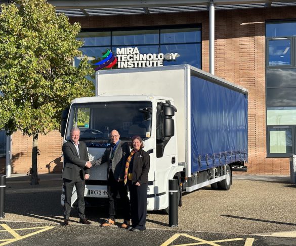 Electric Tevva truck to drive student skills at MIRA Technology Institute
