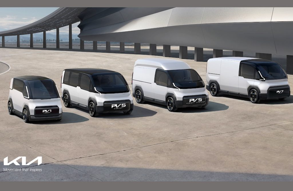 CES 2024 Kia previews electric vans with PBV concepts