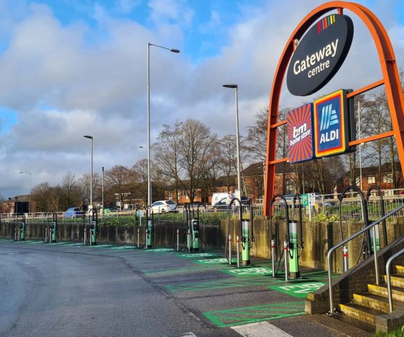 Ultra-rapid charging hub opens at Gateway Centre in Oldham