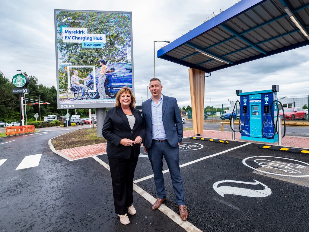 Scotland’s most powerful EV charging hub goes live in Dundee